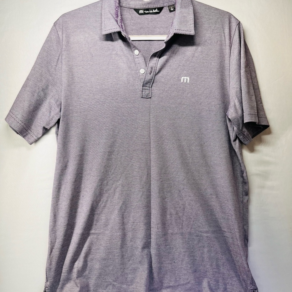 Travis Mathew Purple Polo Shirt‎ Classic Fit